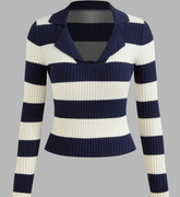 Striped Long Sleeve Sweater